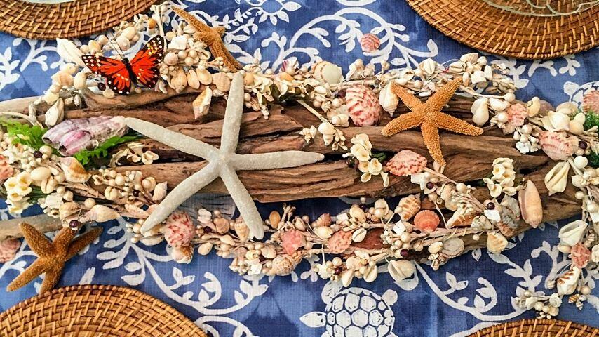 A preserved starfish can also be used as a dining room table ornament like a centerpiece